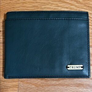 Donald Trump Black Leather Wallet